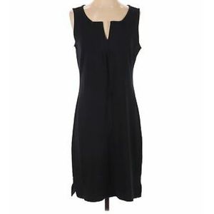 Talbots Casual Classic Black Summer Dress Sm EUC